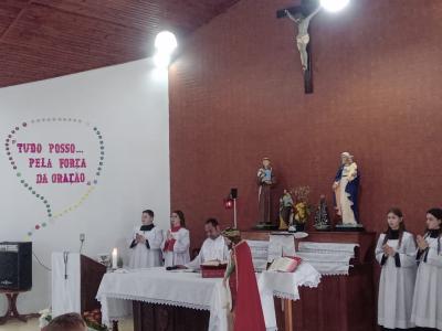 Grande participação na 80ª Festa do Senhor Bom Jesus – Comunidade Divisor – Nova Laranjeiras